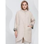 Dunkelgrüne Oversize Maxi Trenchcoats lang mit Knopf aus Polyester für Damen Größe 5 XL Große Größen 