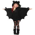 Schwarze Leg Avenue Fledermaus-Kostüme aus Polyester für Kinder Größe 134 