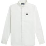 Weiße Fred Perry Businesskleidung mit Knopf aus Baumwolle für Herren Größe L 