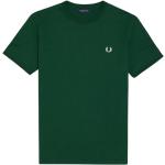 Reduzierte Grüne Fred Perry T-Shirts aus Baumwolle maschinenwaschbar für Herren Größe 3 XL 