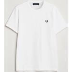 Weiße Kurzärmelige Fred Perry T-Shirts für Herren Größe XXL 