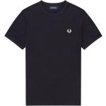 Reduzierte Blaue Fred Perry T-Shirts für Herren Größe 3 XL 