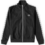 Fred Perry Taped Track Jacket, schwarz, M