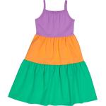 Grüne Gestreifte Bio Sommerkleider aus Baumwolle für Damen Größe S für den für den Sommer 