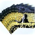 Gelbe Freddie Mercury Kunstdrucke mit Narzissenmotiv 