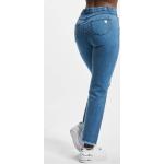 Blaue FREDDY Bootcut Jeans mit Reißverschluss aus Baumwolle für Damen Größe M 