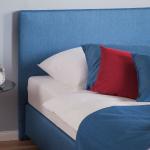 Blaue Moderne Fredriks Betten mit Matratze 90x200 