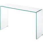 Moderne Fredriks Rechteckige Konsolentische aus Glas Breite 100-150cm, Höhe 50-100cm, Tiefe 0-50cm 
