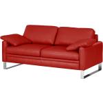 Rote Moderne Fredriks Zweisitzer-Sofas aus Leder Breite 150-200cm, Höhe 50-100cm, Tiefe 50-100cm 2 Personen 