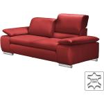 Karminrote Moderne Fredriks Zweisitzer-Sofas aus Leder Breite 150-200cm, Höhe 50-100cm, Tiefe 50-100cm 2 Personen 