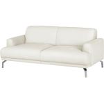 Weiße Moderne Fredriks Zweisitzer-Sofas aus Leder Breite 150-200cm, Höhe 50-100cm, Tiefe 50-100cm 2 Personen 