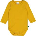 Fred's World by Green Cotton Baby Boys Alfa l/s Body Base Layer, Sonic Yellow, 80