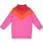 Reduzierte Pinke by Green Cotton Stehkragen Kindersweatkleider aus Baumwolle für Mädchen Größe 134 