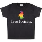 Schwarze Fortnite Kinder T-Shirts für Mädchen Größe 164 