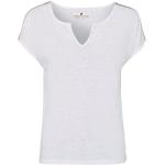 Reduzierte Weiße Freeman T. Porter V-Ausschnitt T-Shirts für Damen Größe XS 1-teilig 