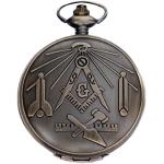 Antike Quarz Kettenuhren aus Metall mit Analog-Zifferblatt mit Kompass mit Metallarmband für Herren 