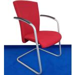 Lachsfarbene Rovo Ergonomische Bürostühle & orthopädische Bürostühle  pulverbeschichtet aus Stoff stapelbar Breite 50-100cm 