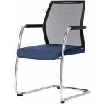 Hellblaue Rovo Bürostühle & Schreibtischstühle aus Polyester stapelbar Breite 50-100cm, Höhe 50-100cm 
