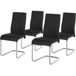 Reduzierte Schwarze Mooved Freischwinger Stühle aus Textil Breite 0-50cm, Höhe 50-100cm, Tiefe 50-100cm 