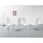 Reduzierte Silberne Hela-Tische Schwingstühle aus Kunstleder Breite 0-50cm, Höhe 50-100cm, Tiefe 50-100cm 
