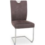 Braune Moderne Niehoff Freischwinger Stühle aus Polyester gepolstert Breite 0-50cm, Höhe 0-50cm, Tiefe 0-50cm 
