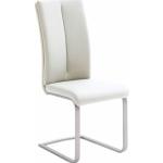 Reduzierte Weiße Unifarbene MCA furniture Paulo Schwingstühle aus Kunstleder Breite 0-50cm, Höhe 100-150cm, Tiefe 50-100cm 