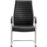 Schwarze Mayer Sitzmöbel Freischwinger Stühle aus Textil Breite 50-100cm, Höhe 100-150cm, Tiefe 50-100cm 