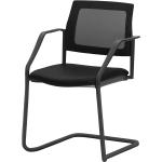 Schwarze Mayer Sitzmöbel Freischwinger Stühle aus Textil Breite 50-100cm, Höhe 50-100cm, Tiefe 50-100cm 