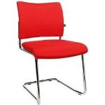 Rote Topstar Point Freischwinger Stühle gepolstert 2-teilig 