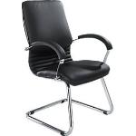 Schwarze Nowy Styl Bürostühle & Schreibtischstühle aus Leder 