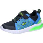 Blaue Lico Low Sneaker mit Schnürsenkel aus Textil atmungsaktiv für Kinder Größe 25 