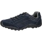 Blaue Brütting Racewalk Walkingschuhe mit Schnürsenkel aus Veloursleder mit herausnehmbarem Fußbett für Herren Größe 42 