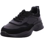 Schwarze Elegante Lloyd Acton Runde High Top Sneaker & Sneaker Boots mit Schnürsenkel in Breitweite aus Leder für Herren Größe 42 