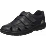 Schwarze Elegante Berkemann Runde Low Sneaker mit Schnürsenkel in Breitweite aus Leder Leicht für Herren Größe 42 