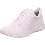 Reduzierte Weiße Elegante Tamaris Low Sneaker mit Schnürsenkel in Normalweite aus Textil Leicht für Damen Größe 36 