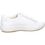 Weiße Ara Runde Low Sneaker mit Schnürsenkel in Breitweite aus Leder stoßdämpfend für Damen Größe 37 