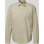 Olivgrüne Marc O'Polo Nachhaltige Kentkragen Hemden mit Kent-Kragen aus Baumwolle für Herren Größe L 