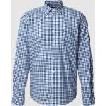 Blaue Marc O'Polo Nachhaltige Regular Fit Hemden aus Baumwolle für Herren Größe L 