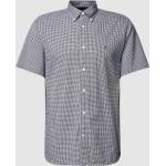 Marineblaue Gingham Tommy Hilfiger Gingham Regular Fit Hemden aus Baumwolle für Herren Größe XL 