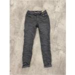 Reduzierte Graue Buena Vista Skinny Jeans mit Reißverschluss aus Twill für Damen Größe XXS 