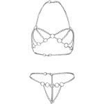 Silberne Rimba Bauchketten & Bikiniketten aus Metall für Damen 