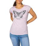 Helllilane Fresh Made Rundhals-Ausschnitt T-Shirts mit Pailletten aus Baumwolle für Damen Größe XL 
