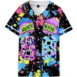 Fresh Prince of Bel Air 88 Baseball Trikot für Mann 90er Jahre Urban Theme Party Hip Hop Fashion Blusen für Club und Pub, Splash, Groß