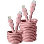 Fresh'N Rebel FRESH'N R Apple Lightning 1.5m 2CLC150DP Fabriq cable Dusty Pink (1.50 m, USB 2.0), USB Kabel
