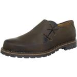 Braune Business Fretz Men SALVADOR Derby Schuhe mit Schnürsenkel aus Leder für Herren Größe 42 