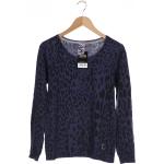 Reduzierte Blaue Angora-Pullover aus Wolle für Damen Größe S 