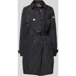 Schwarze Frieda&Freddies Trenchcoats aus Polyester für Damen Größe M für den für den Herbst 