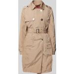 Beige Frieda&Freddies Trenchcoats aus Polyester für Damen Größe L für den für den Herbst 