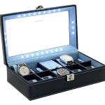 Anthrazitfarbene Friedrich|23 Uhrenaufbewahrungen: Uhrenboxen & Uhrenkästen aus Kohlefaser 