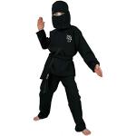 Ninja 2tlg mit Haube u Gürtel Kinder Kostüm Gr 140